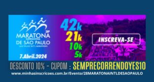 DESCONTO na Maratona de São Paulo 2024